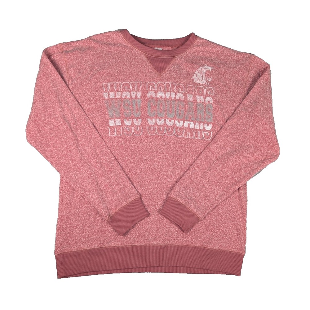 WSU Cougars | Rivalry Threads | Red | Womens | Crew Sweatshirt | M